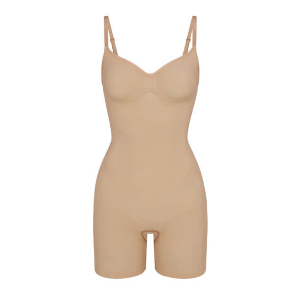SKIMS  Seamless Sculpt Bodysuit in CLAY Small/Medium NWOT - Picture 2 of 11